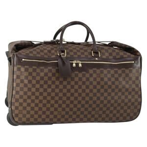 LOUIS VUITTON Damier Ebene Eall 60 Boston Bag N23203 LV Auth bs32032